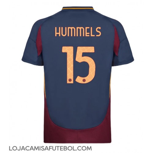 Camisa de Futebol AS Roma Mats Hummels #15 Equipamento Alternativo 2024-25 Manga Curta